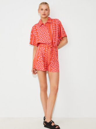SUNCOO BOBBY SHORTS-GERANIUM