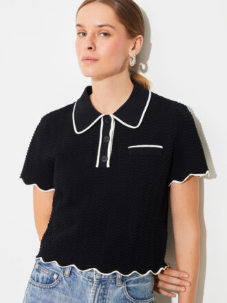 SUNCOO PIKIL SHIRT-BLACK