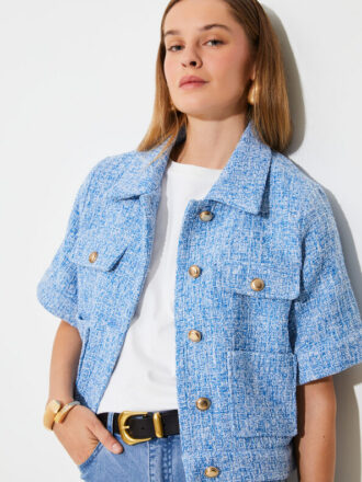 SUNCOO DOLLY JACKET-BLUE