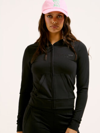 JUICY COUTURE ENNIS HOODIE-BLACK