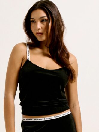 JUICY COUTURE ELINA TOP- BLACK