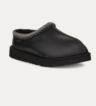 UGG MENS TASMAN LEATHER REGEN-BLACK