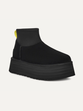 UGG W CLASSIC MINI DIPPER-BLACK