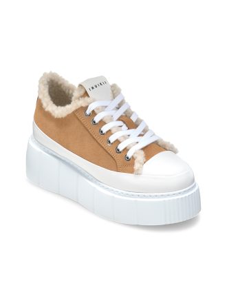 INUIKII MATILDA CURLY SNEAKER-BEIGE