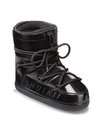 INUIKII MOUNTAIN METALLIC BOOTS-BLACK