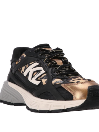 KARL LAGERFELD ORION SIDETRIM MIX-BLACK LTH/TXT