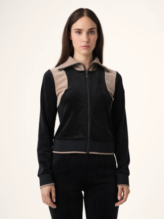 FILA ADRIANO TRACK JACKET-BLACK/TAUPE GREY