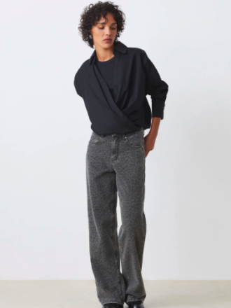 SUNCOO LENZO BLOUSE-BLACK
