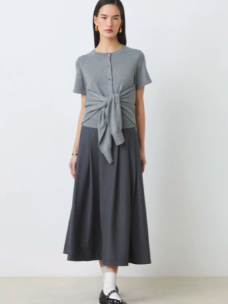 SUNCOO GENNA CARDIGAN-GREY