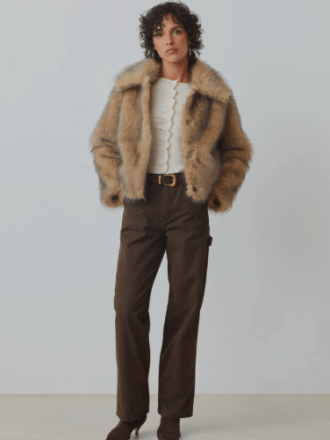 SUNCOO EGON JACKET-BEIGE