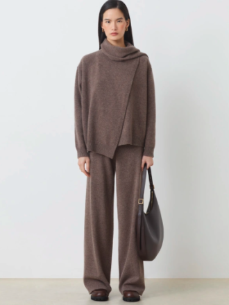 SUNCOO JOSEPH PANTS-BROWN