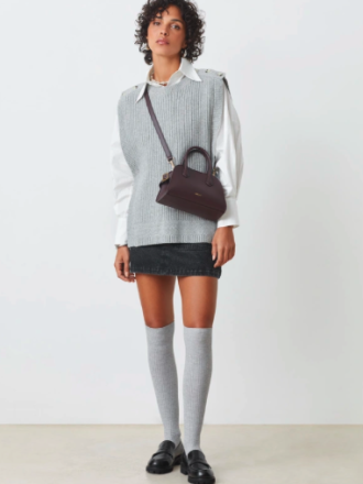 SUNCOO PACOME VEST-GREY