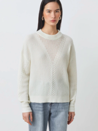 SUNCOO PADAMAS JUMPER-WHITE