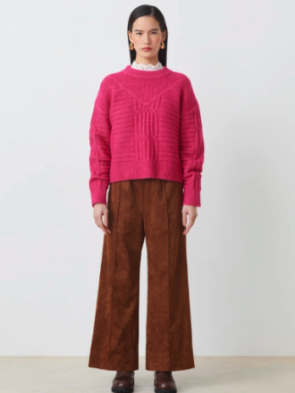 SUNCOO PARCIA PULLOVER-FUCHSIA