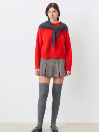 SUNCOO PAULVAR PULLOVER-ROUGE