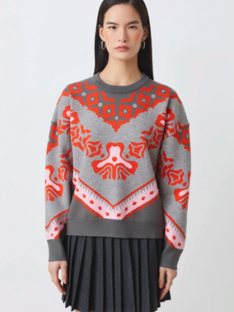 SUNCOO PAVARO PULLOVER-GREY