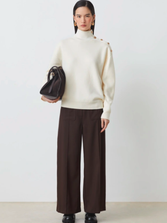SUNCOO PAXTON PULLOVER-WHITE