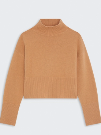 SUNCOO PINTO PULLOVER-CAMEL