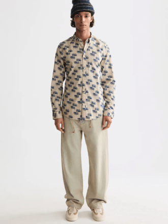 SCOTCH & SODA ALL OVER PRINTED SHIRT-ART DEPT